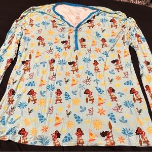 3X Moana Little Sleepies shirt